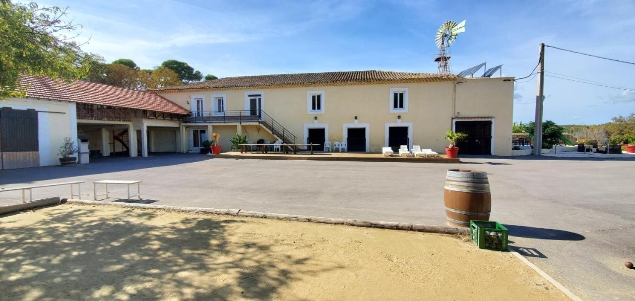Lespignan Maison 3 Chambres Avec Piscine Couverte מראה חיצוני תמונה